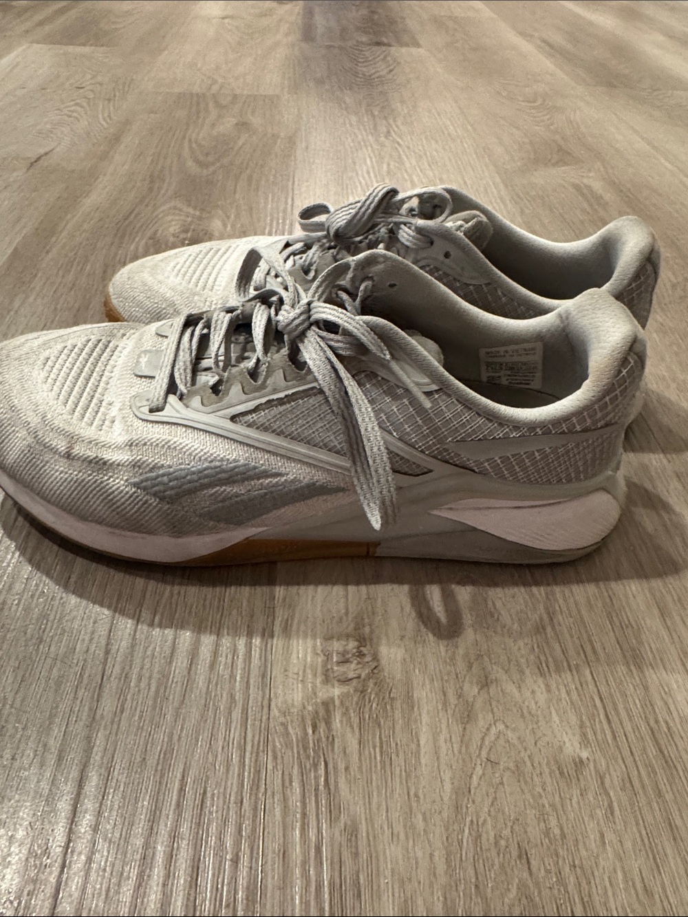 Light Gray Athletic Sneakers - Neutral Casual Trainers
